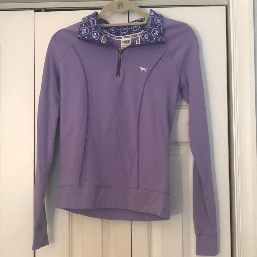 Victoria's Secret purple quarter zip